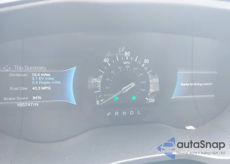 2018 Ford Fusion Hybrid Se from USA, damaged, VIN 3FA6P0LU7JR137495